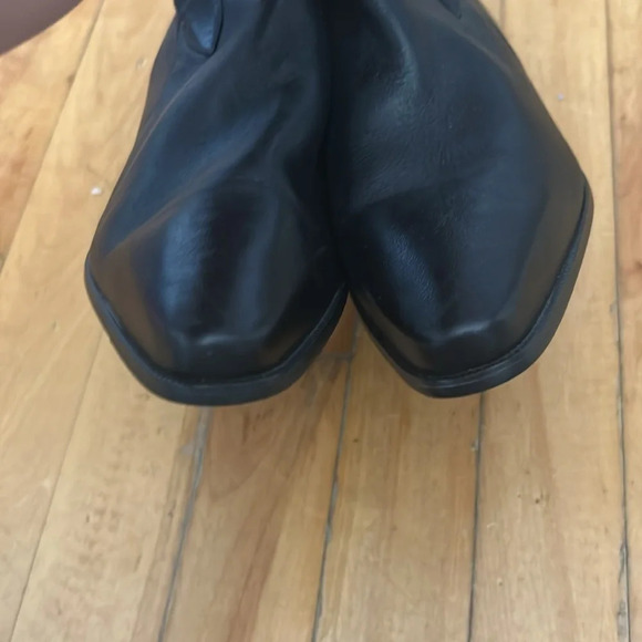 Leather new cowboy western booties  with buckles - Picture 2 of 7